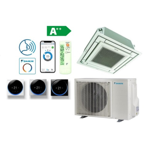 FFA35A9 / RXM35R9  Daikin KASETINIS (FULLY FLAT COMPACT) MULTISPLIT ORO KONDICIONIERIUS 3.4/4.2 kW