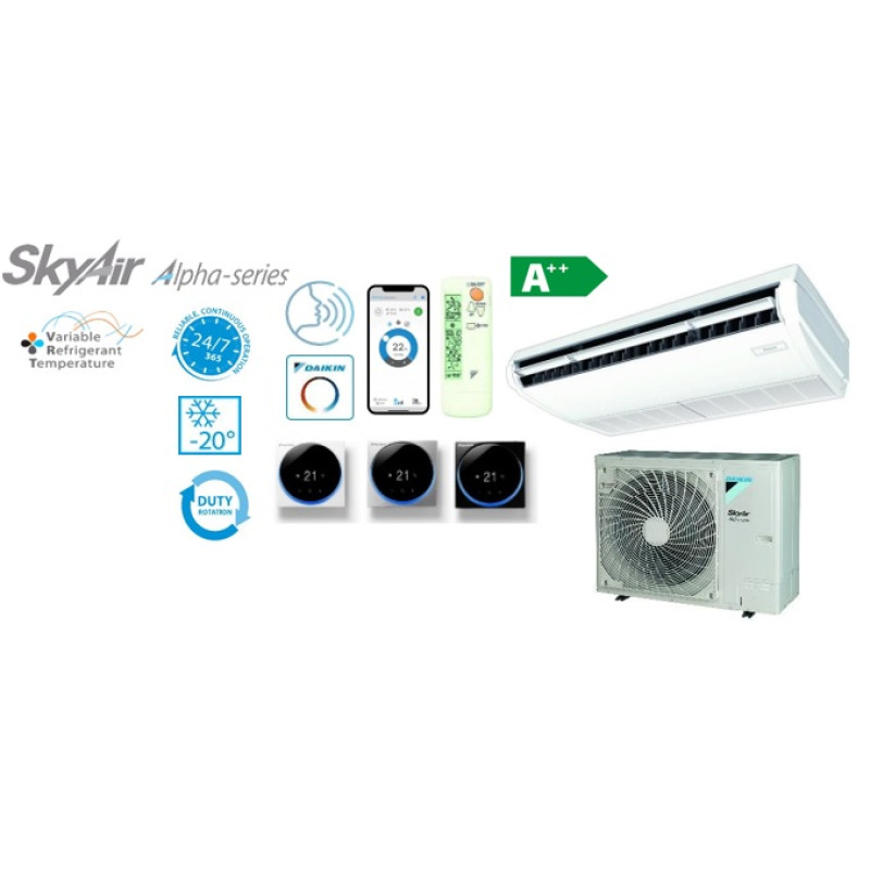 FHA71A9 / RZAG71NV1 Daikin PALUBINIS MULTISPLIT ORO KONDICIONIERIUS 6.8/7.5 kW