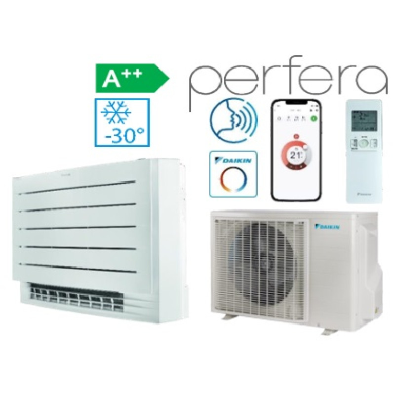 FVXTM30A / RXTM30A Daikin Perfera GRINDINIS NORDIC ORAS-ORAS ŠILUMOS SIURBLYS 3.0/3.2 kW