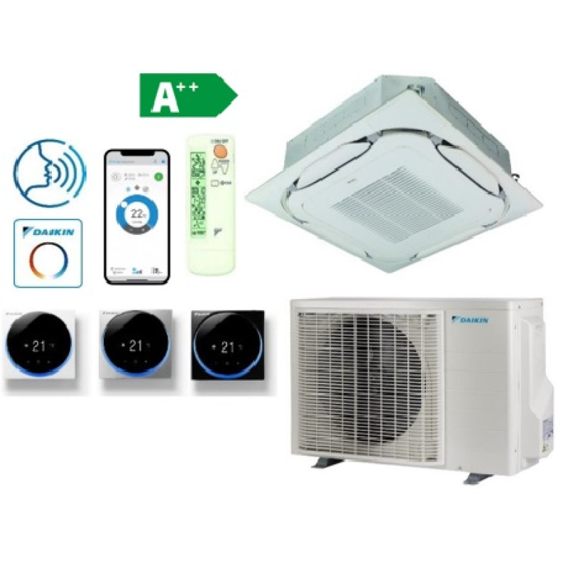 FCAG35B / RXM35R9 Daikin KASETINIS (ROUND FLOW) MULTISPLIT ORO KONDICIONIERIUS 3.5/4.2 kW
