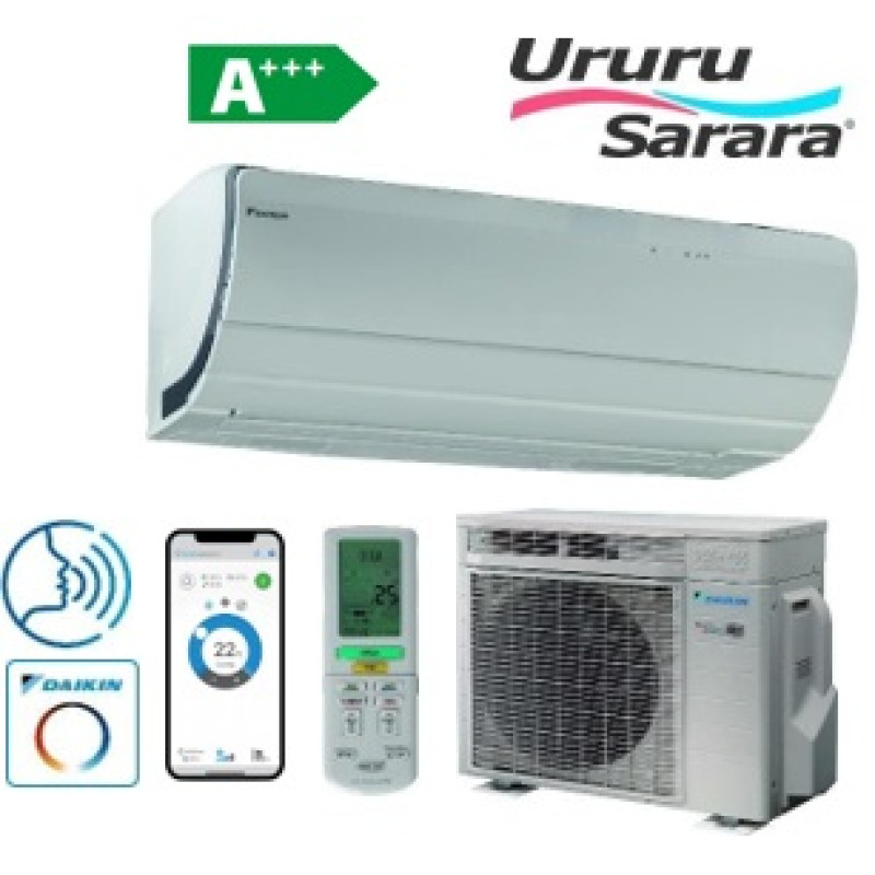 FTXZ50N / RXZ50N Daikin Ururu Sarara SPLIT SIENINIS ORO KONDICIONIERIUS 5.0 / 6.3 kW