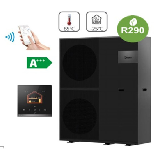 MHC-V35WD2RN7 Midea M-THERMAL ARCTIC MONOBLOKINIS KOMERCINIS ORAS-VANDUO ŠILUMOS SIURBLYS MARS R290 (35kW)