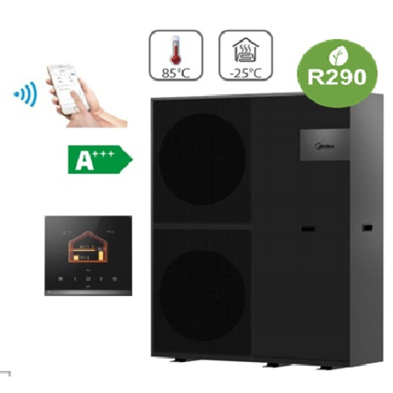 MHC-V35WD2RN7 Midea M-THERMAL ARCTIC MONOBLOKINIS KOMERCINIS ORAS-VANDUO ŠILUMOS SIURBLYS MARS R290 (35kW)