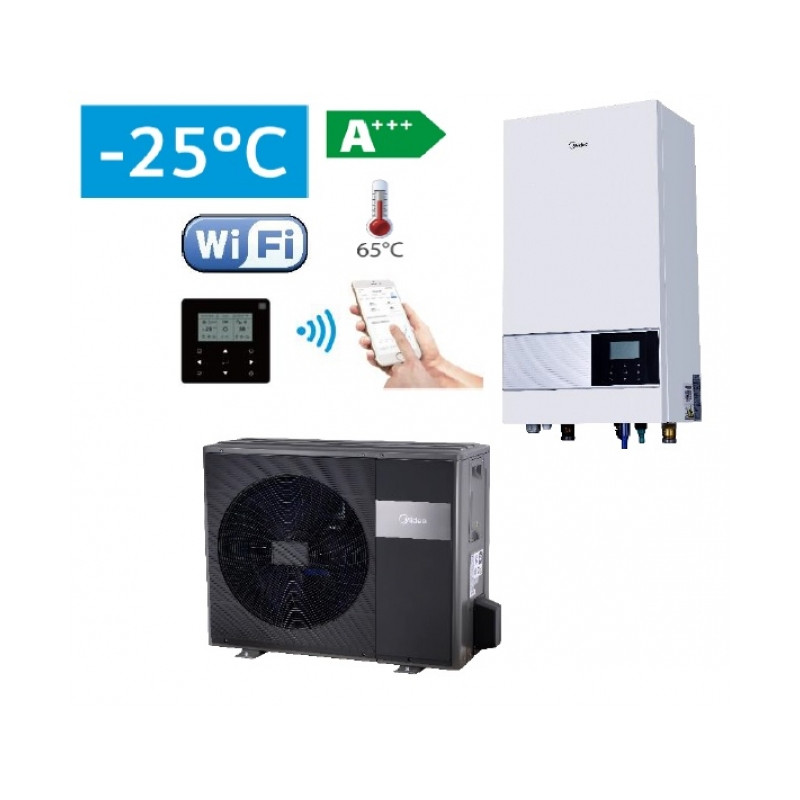 MHA-V12W/D2RN8-B2/HB-A160/CGN8-B2 Midea M-THERMAL ARCTIC SPLIT TIPO ORAS-VANDUO ŠILUMOS SIURBLYS