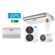 MUE-24HRFNX- QRD0W(GA) / MOX430U-24HFN8- QRD0W(GA) Midea PALUBINIS/GRINDINIS SPLIT TIPO INVERTERINIS ORO KONDICIONIERIUS